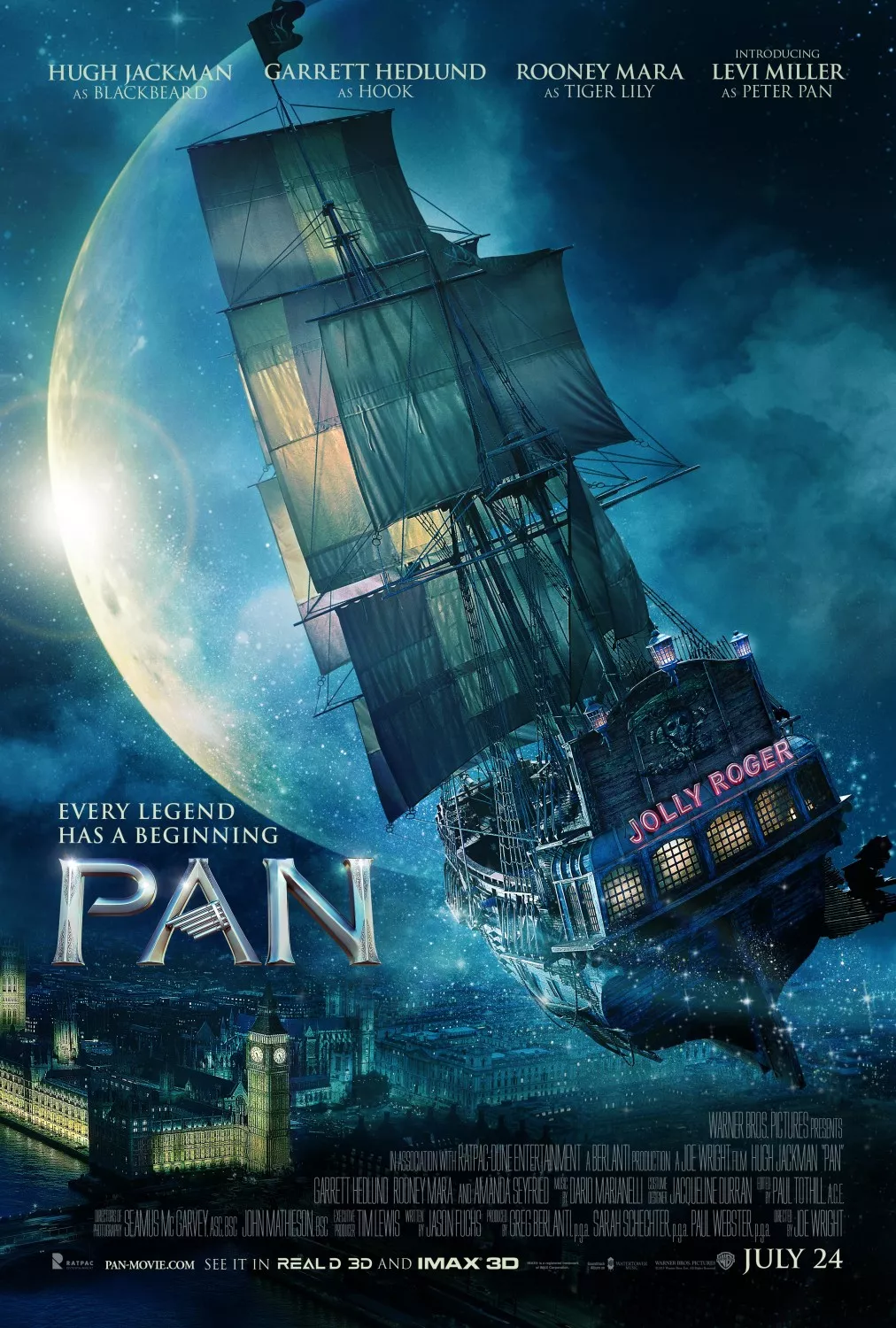 ดูหนัง Pan (2015) ปีเตอร์ แพน ซับไทย เต็มเรื่อง | 9NUNGHD.COM
